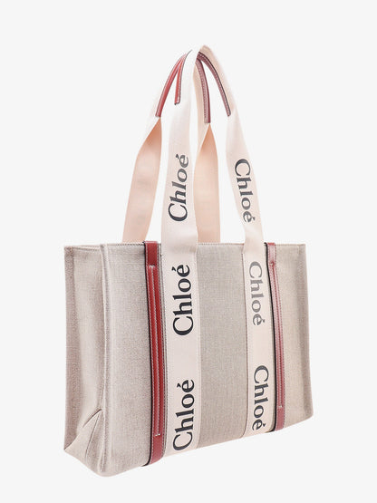 Woody linen shoulder bag thumbnail