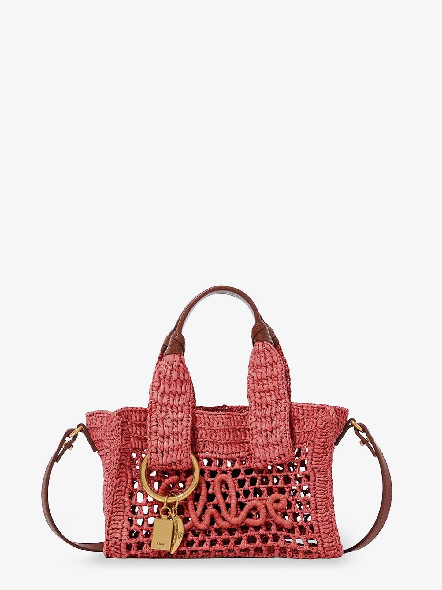 Borsa a tracolla Summer Banana in rafia