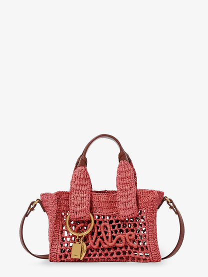 Borsa a tracolla Summer Banana in rafia thumbnail
