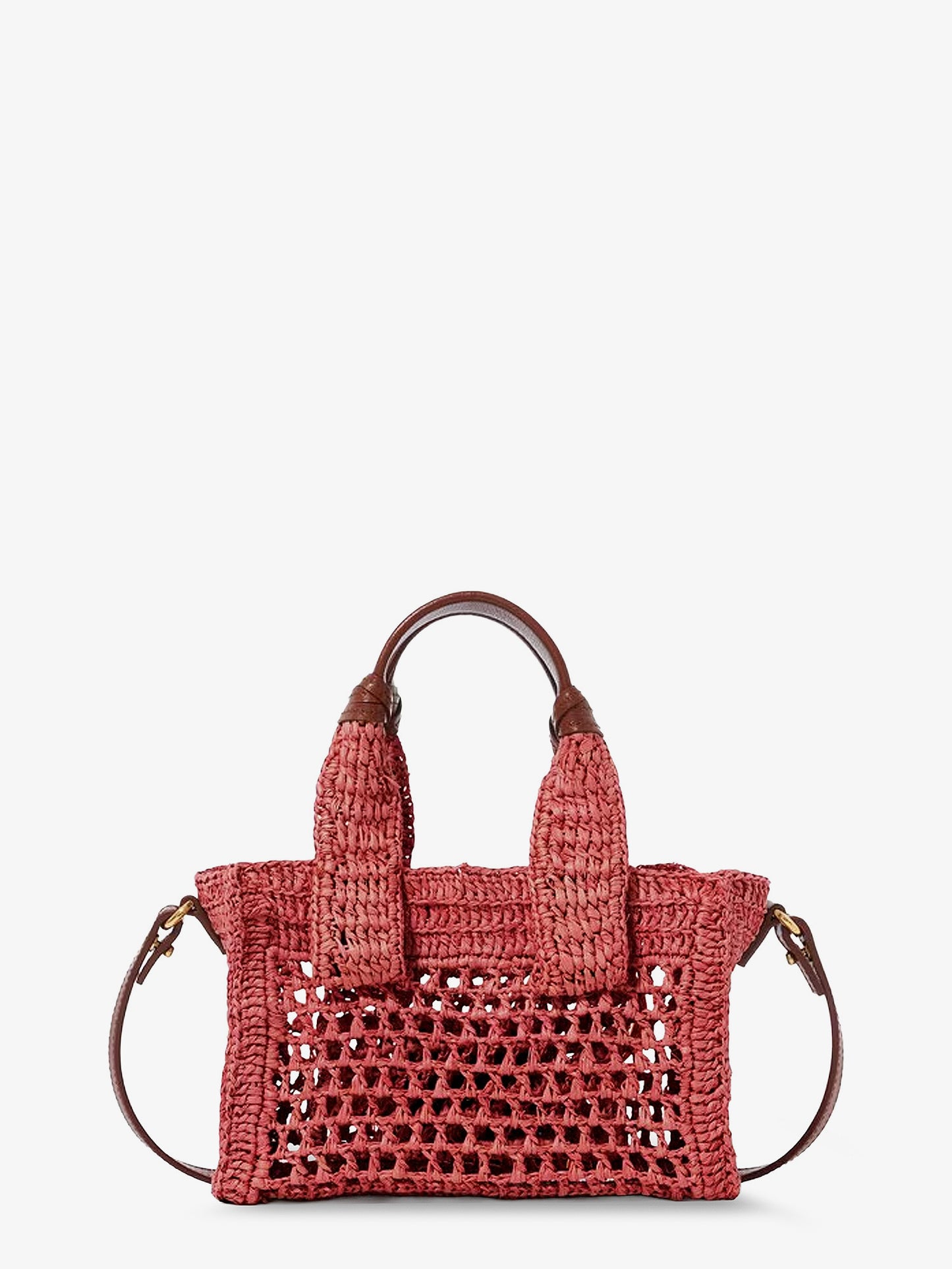 Borsa a tracolla Summer Banana in rafia
