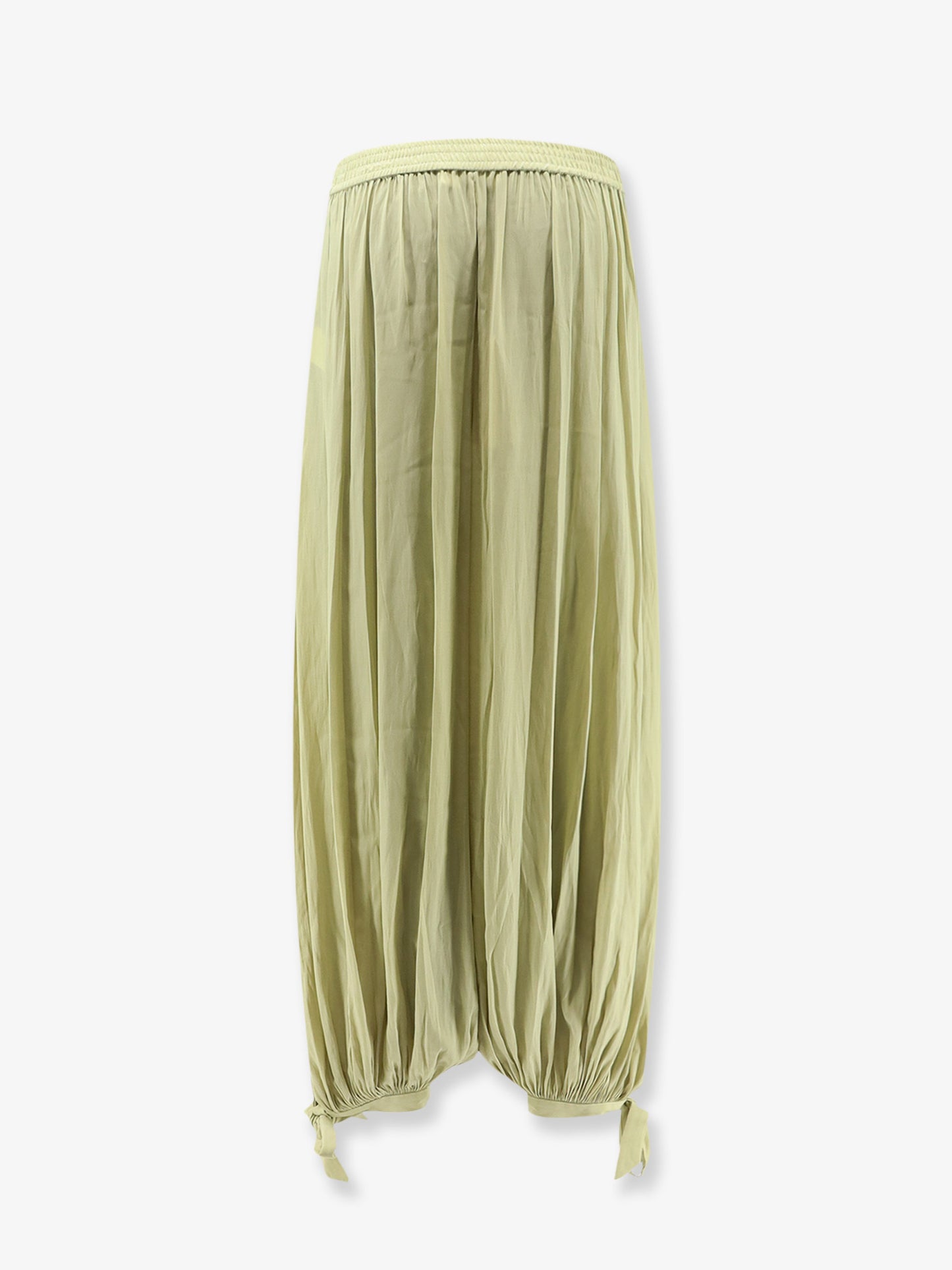 Harem trousers with knot detail