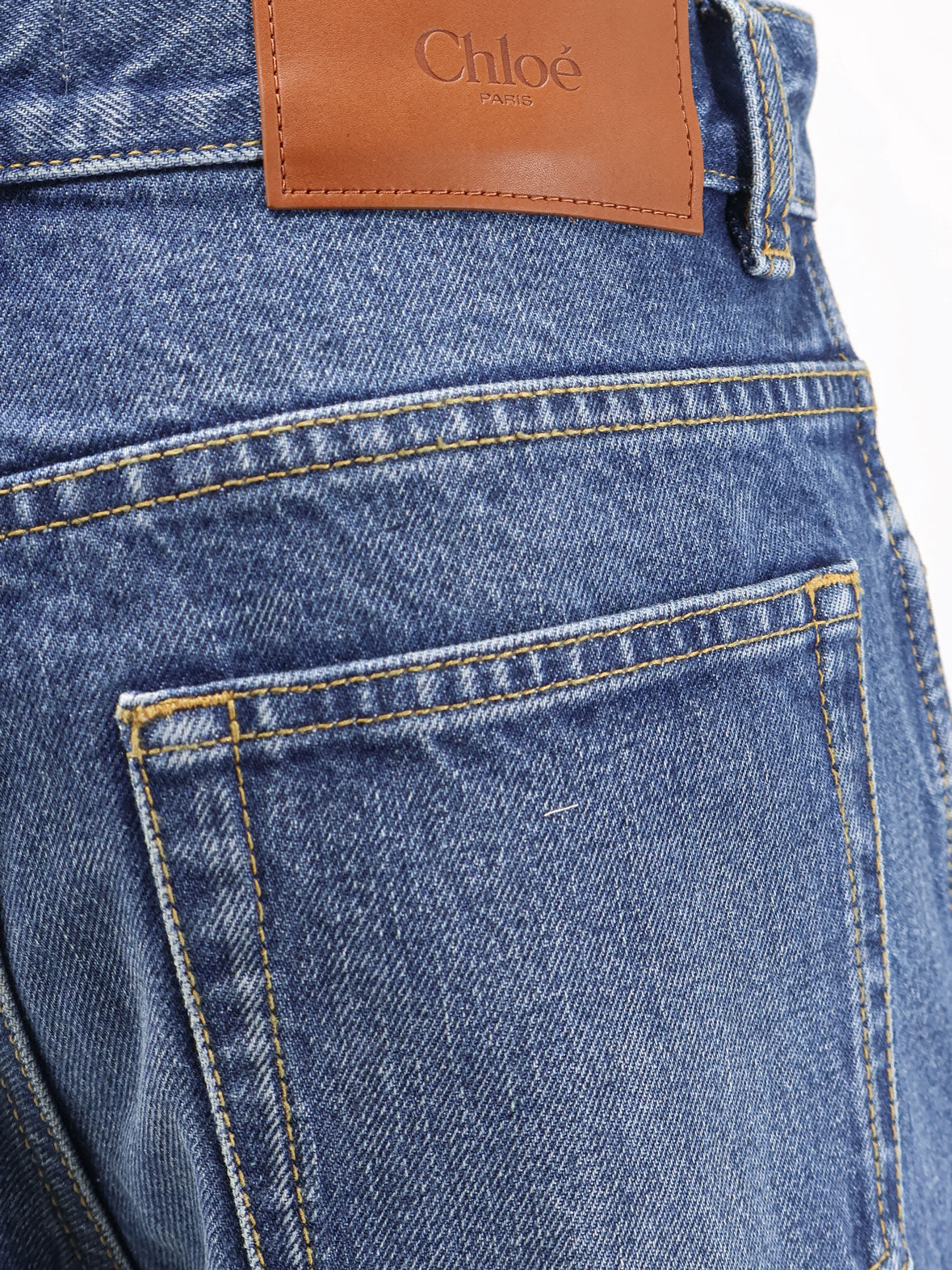 Blue denim Capri jeans