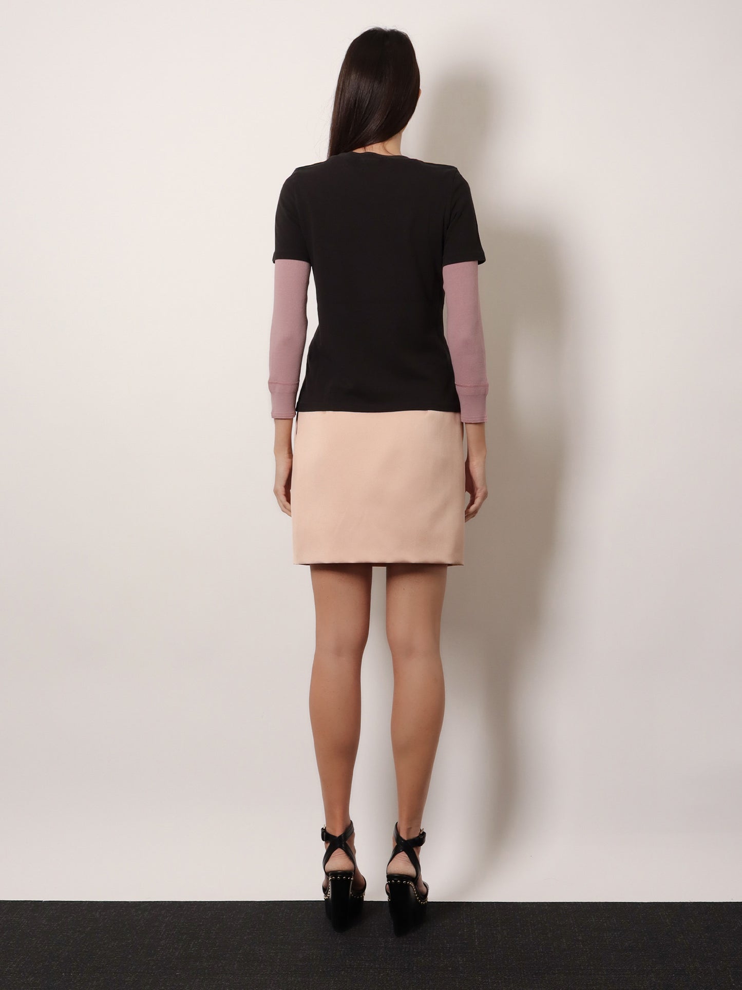 Satin skirt