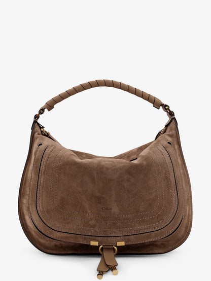 Marcie suede shoulder bag thumbnail