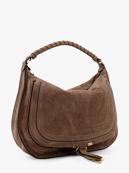 Marcie suede shoulder bag thumbnail