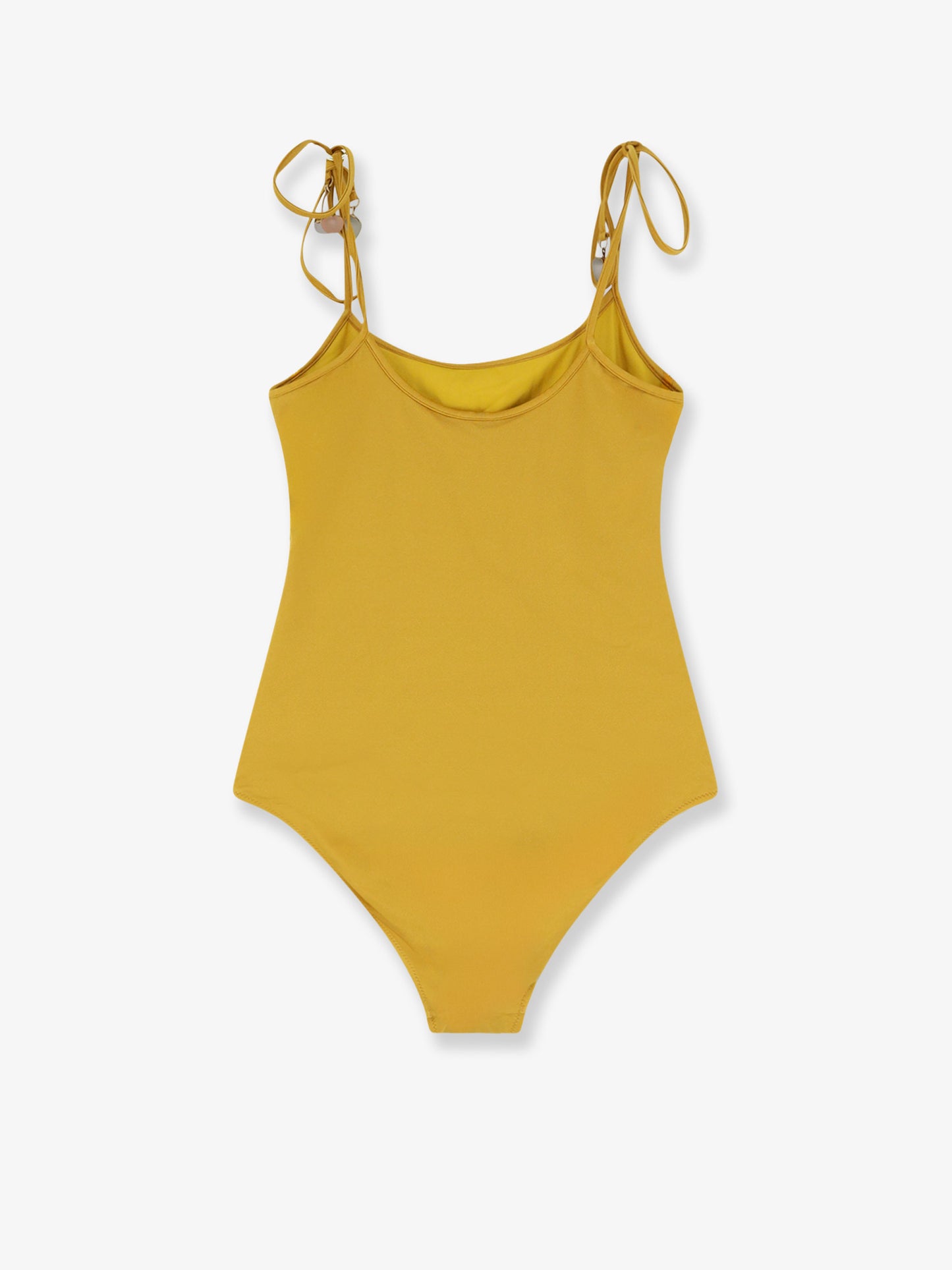 Knotted one-piece swimsuit