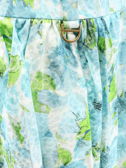 Harem multicolor silk trousers thumbnail