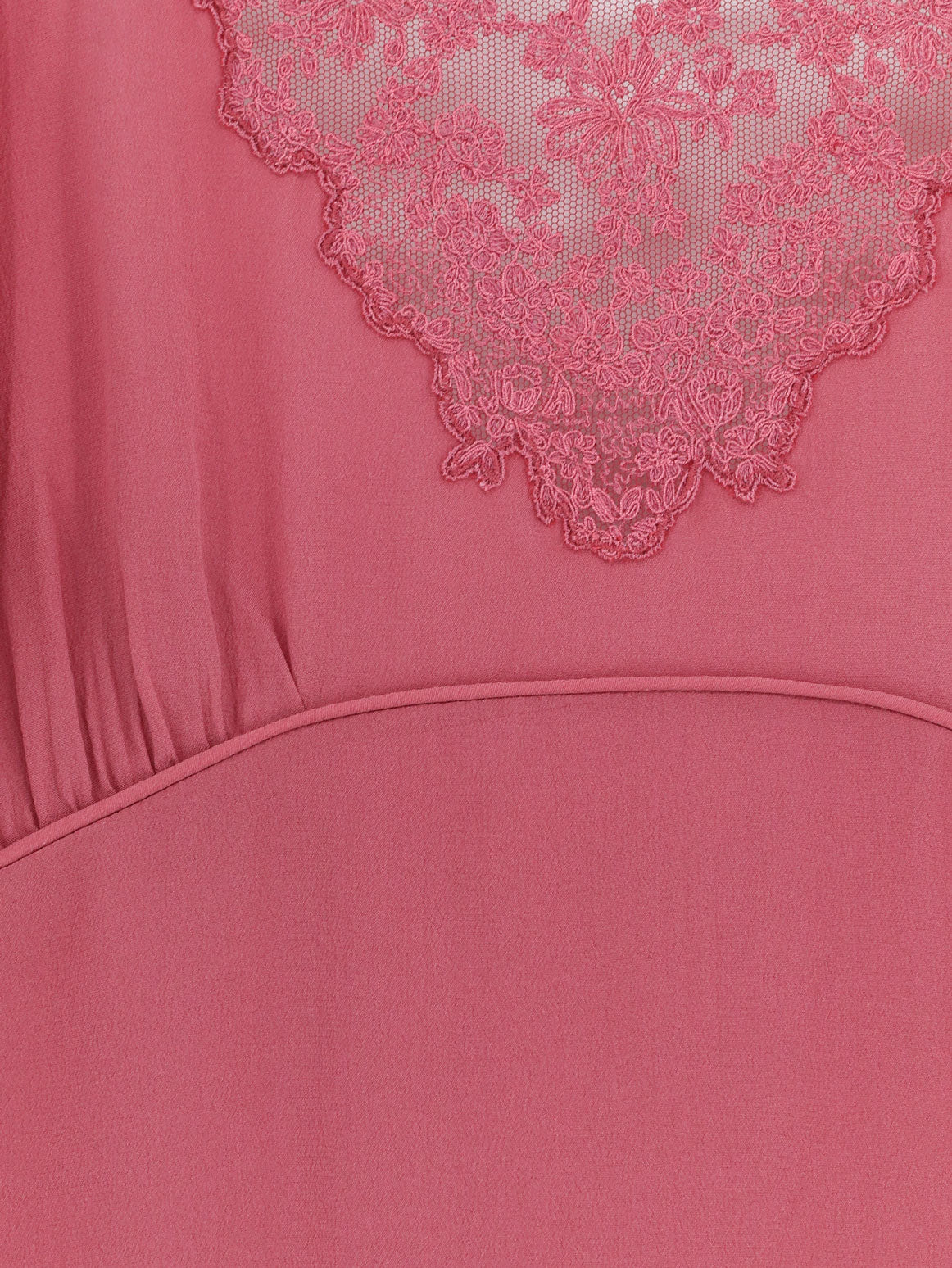 Silk long slipdress