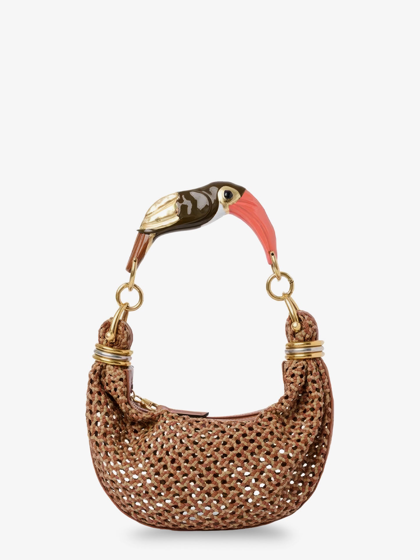 Bracelet Hobo Handbag with Toucan Handle