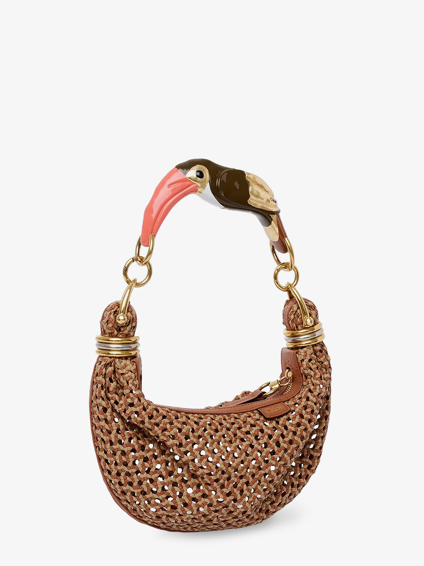 Bracelet Hobo Handbag with Toucan Handle