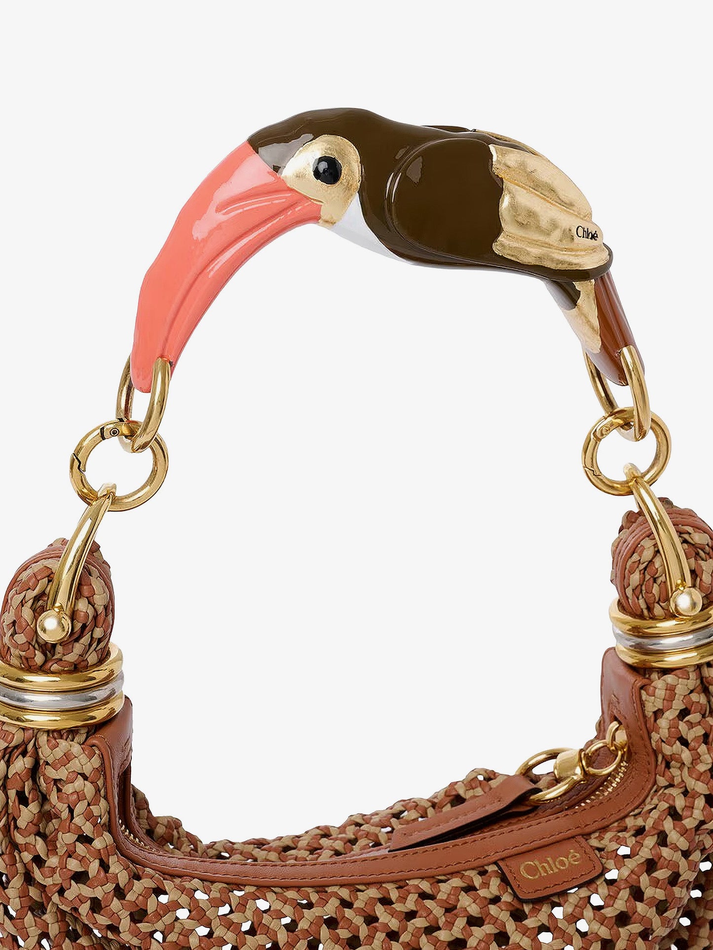 Bracelet Hobo Handbag with Toucan Handle