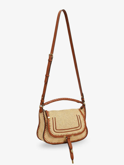 Marcie raffia shoulder bag thumbnail