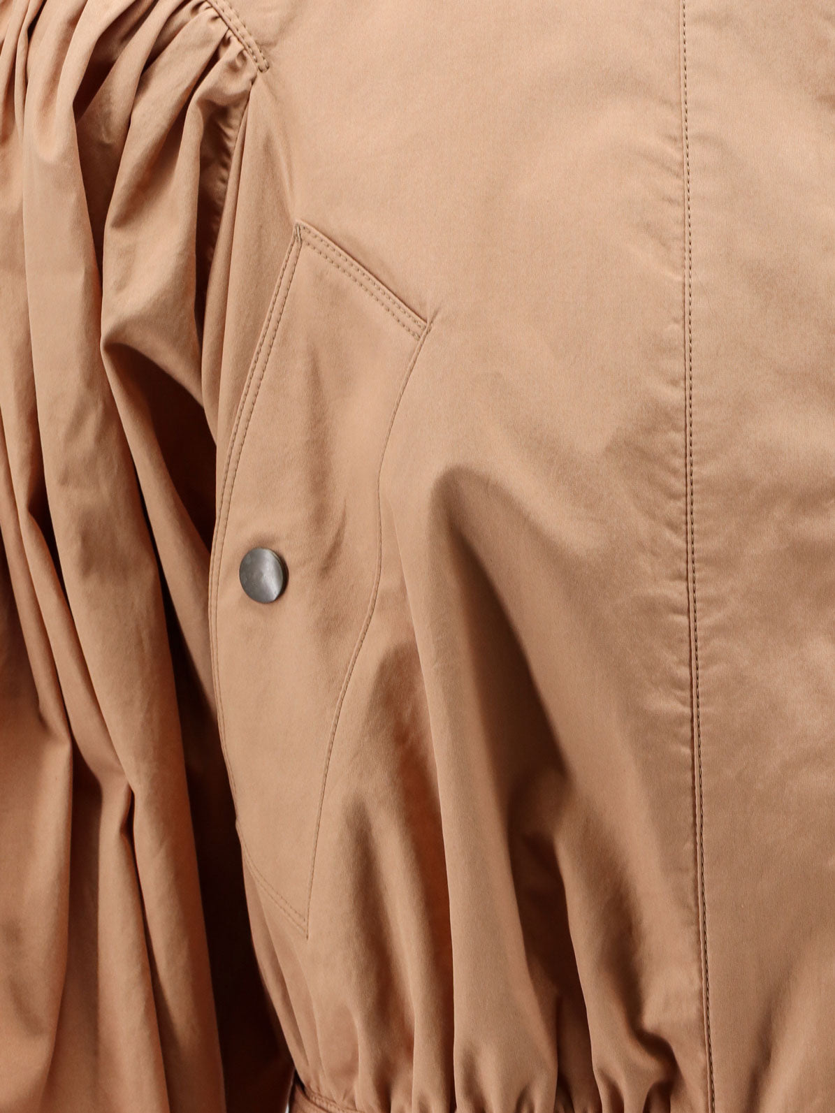 Cotton jacket with belt