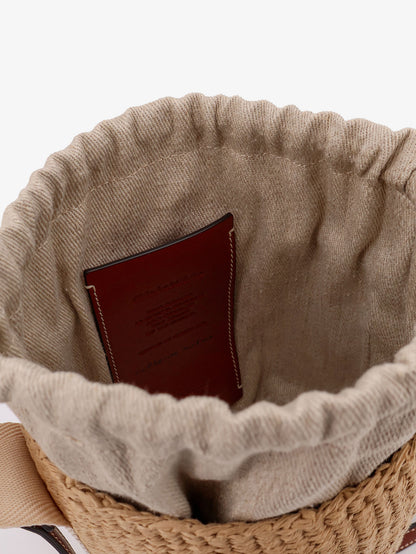 Woody raffia bucket bag thumbnail