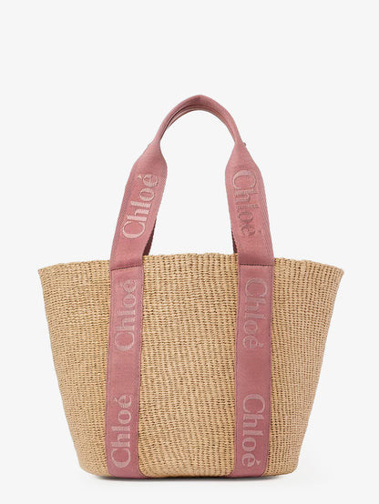 Woody Raffia Shoulder Bag thumbnail
