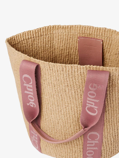 Woody Raffia Shoulder Bag thumbnail