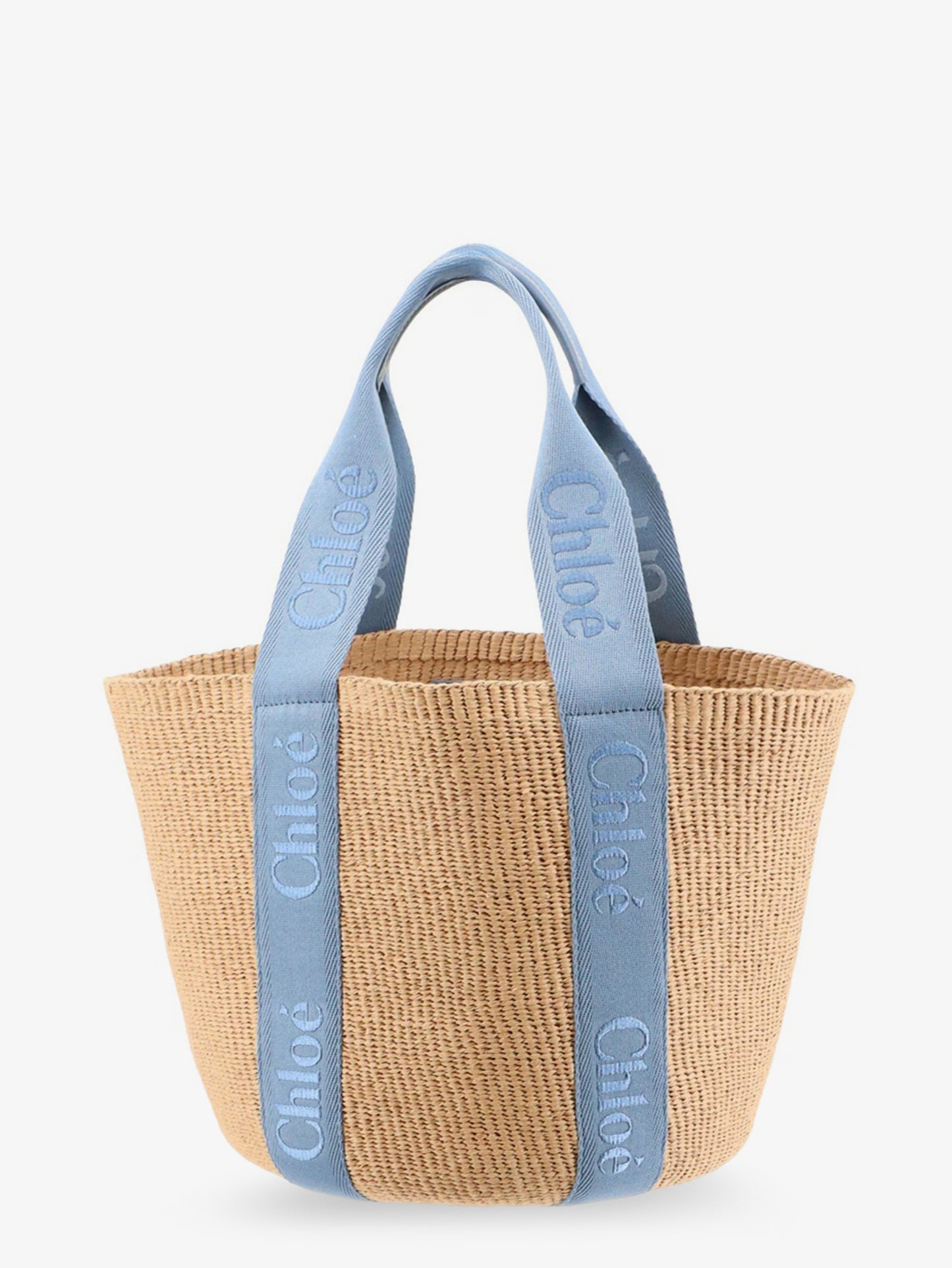 Borsa a spalla Woody in rafia