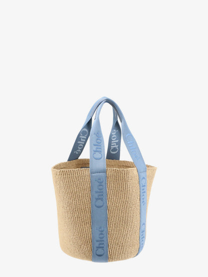 Woody Raffia Shoulder Bag thumbnail