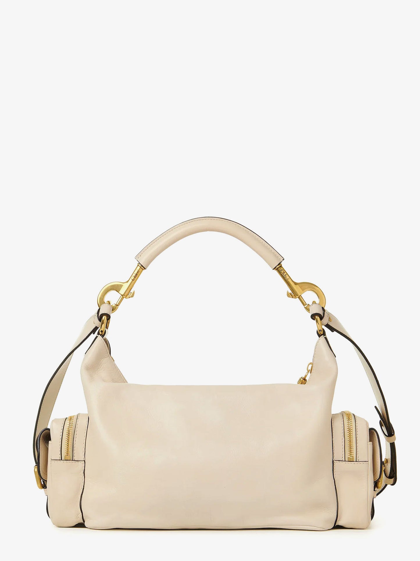 Medium Double Carry leather shoulder bag