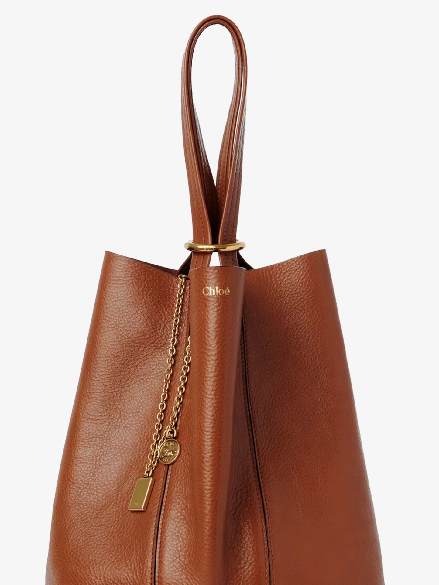 Chloé Spin leather shoulder bag