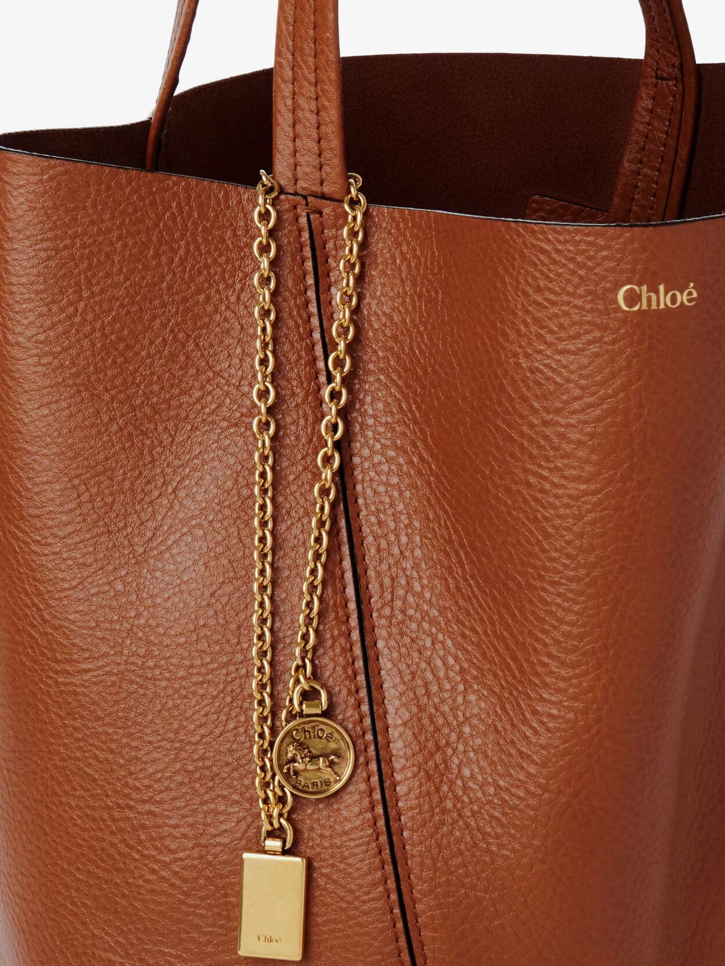 Chloé Spin leather shoulder bag