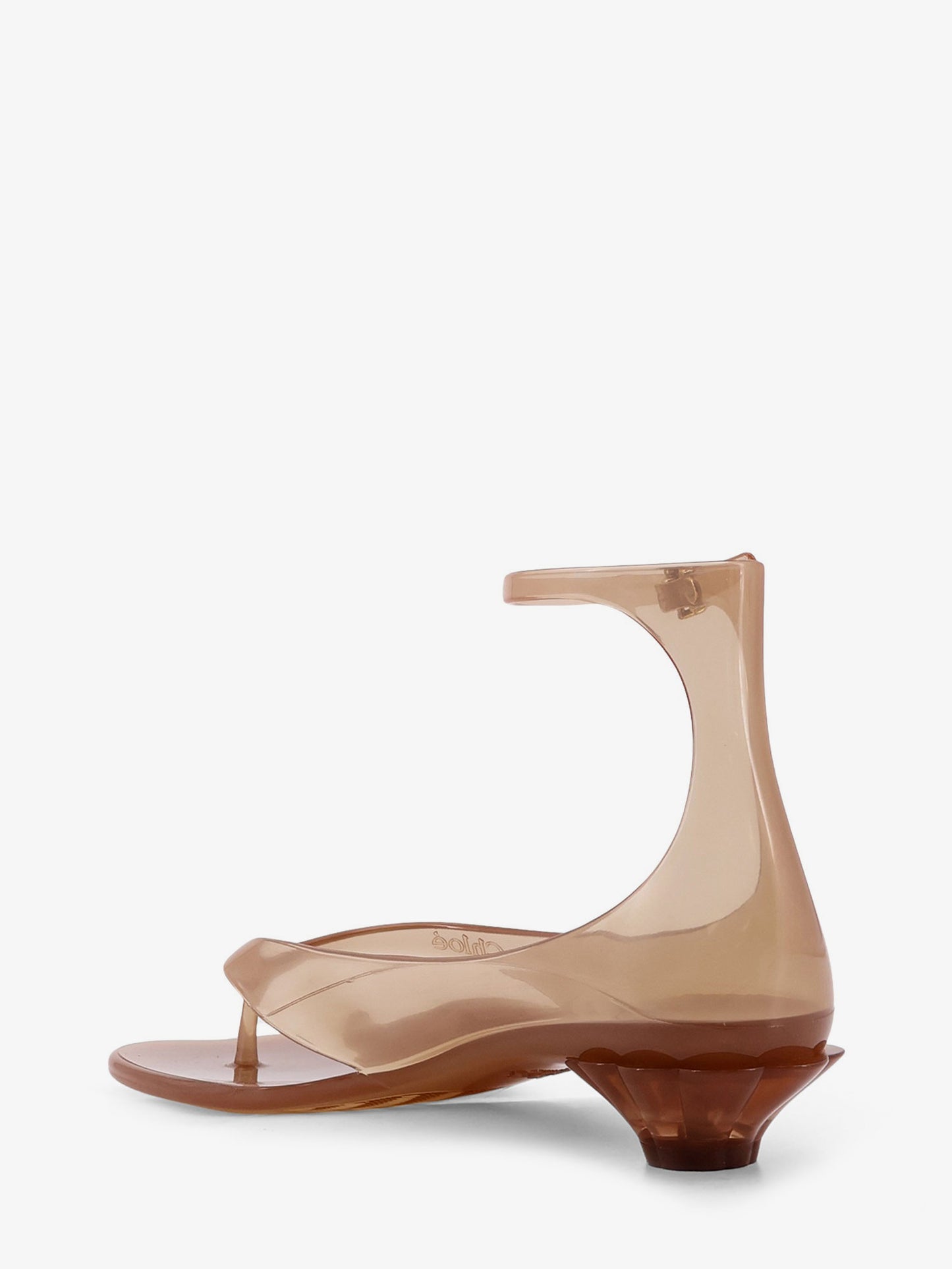 TPU Jelly sandals with shell heel