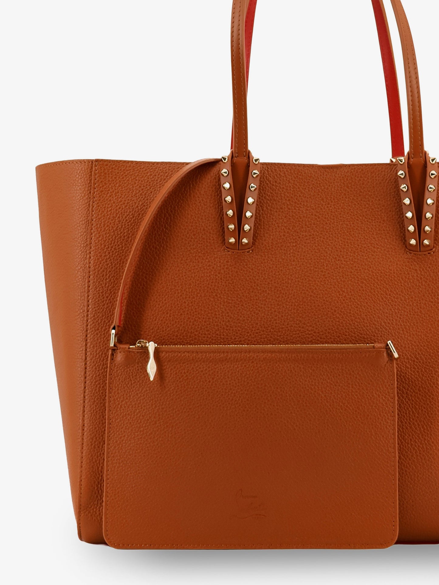 Cabata studded leather shoulder bag