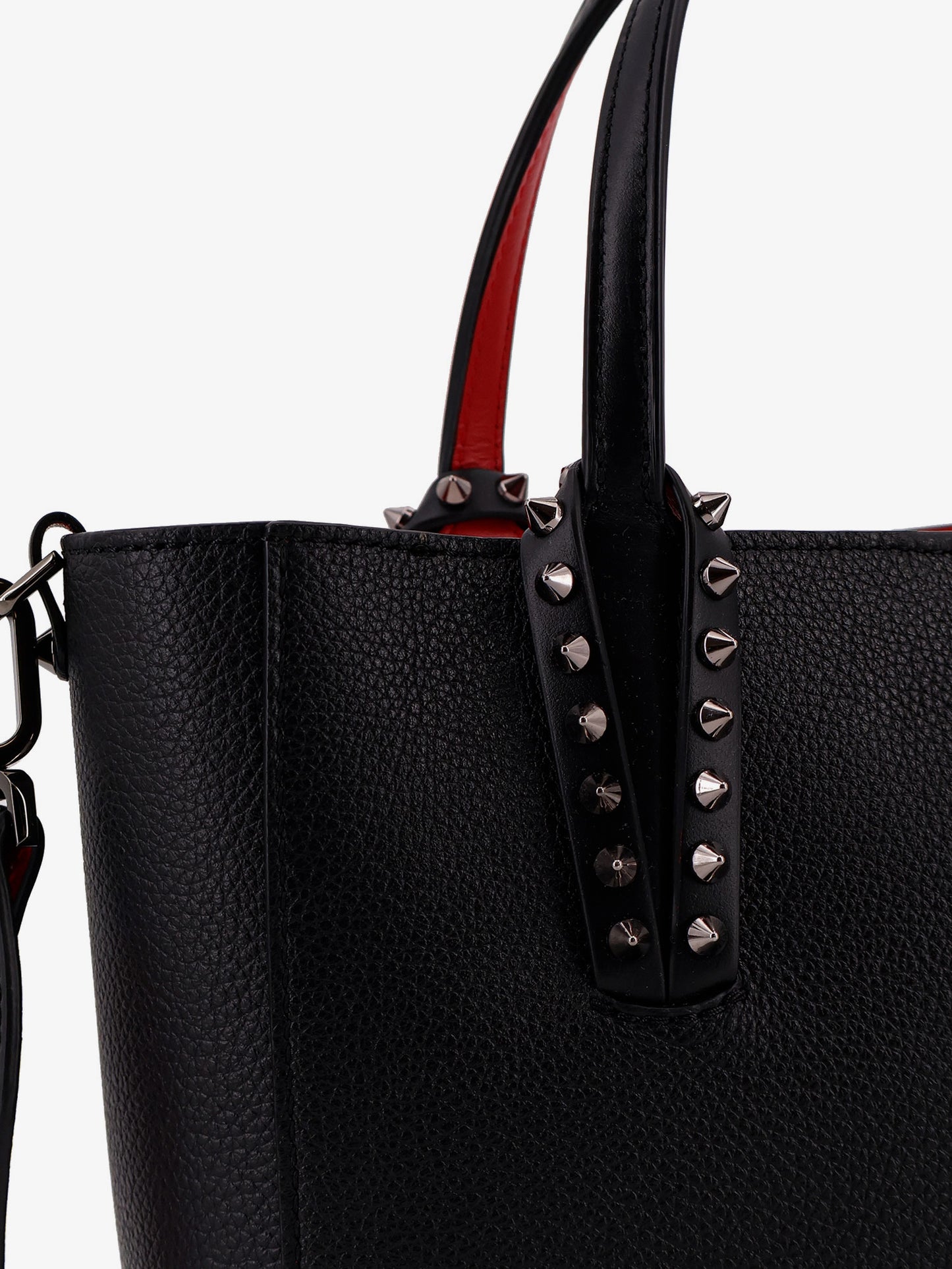 Cabata studded leather shoulder bag