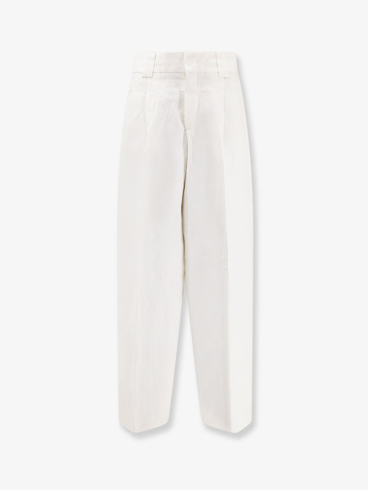 Wendlyn linen and viscose trousers