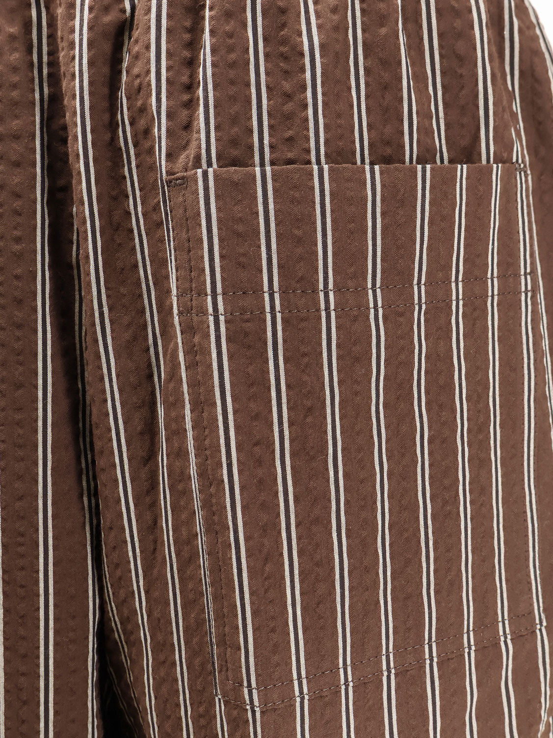Wynston striped cotton trousers