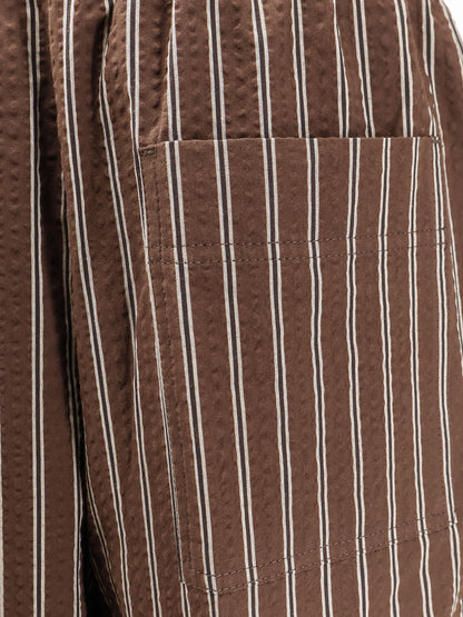Wynston striped cotton trousers thumbnail