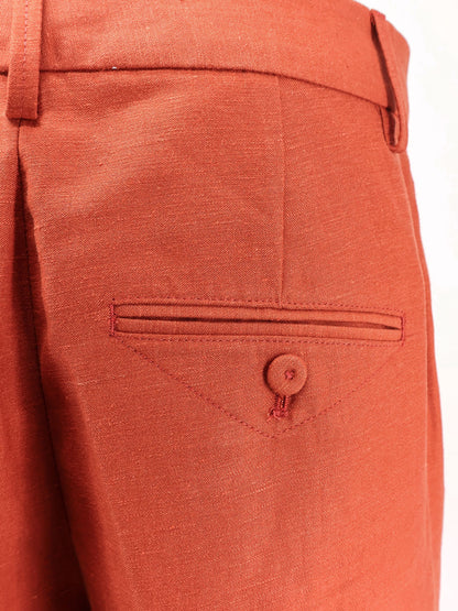 Jurdy cotton and linen trousers thumbnail