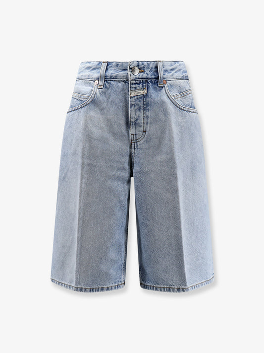 Jenica Bermuda blue denim shorts