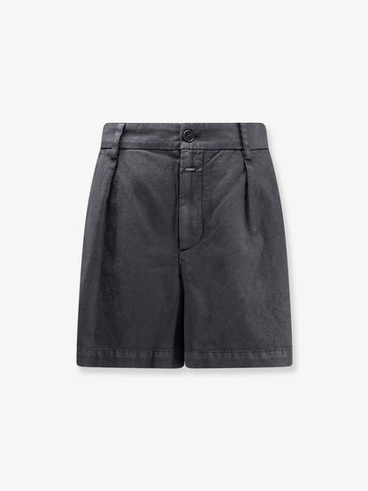 Fevyl cotton and linen blend shorts thumbnail