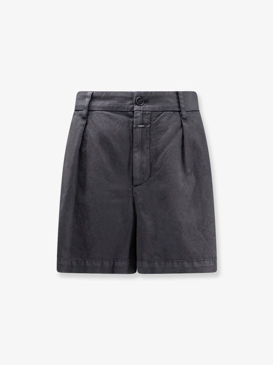 Fevyl cotton and linen blend shorts