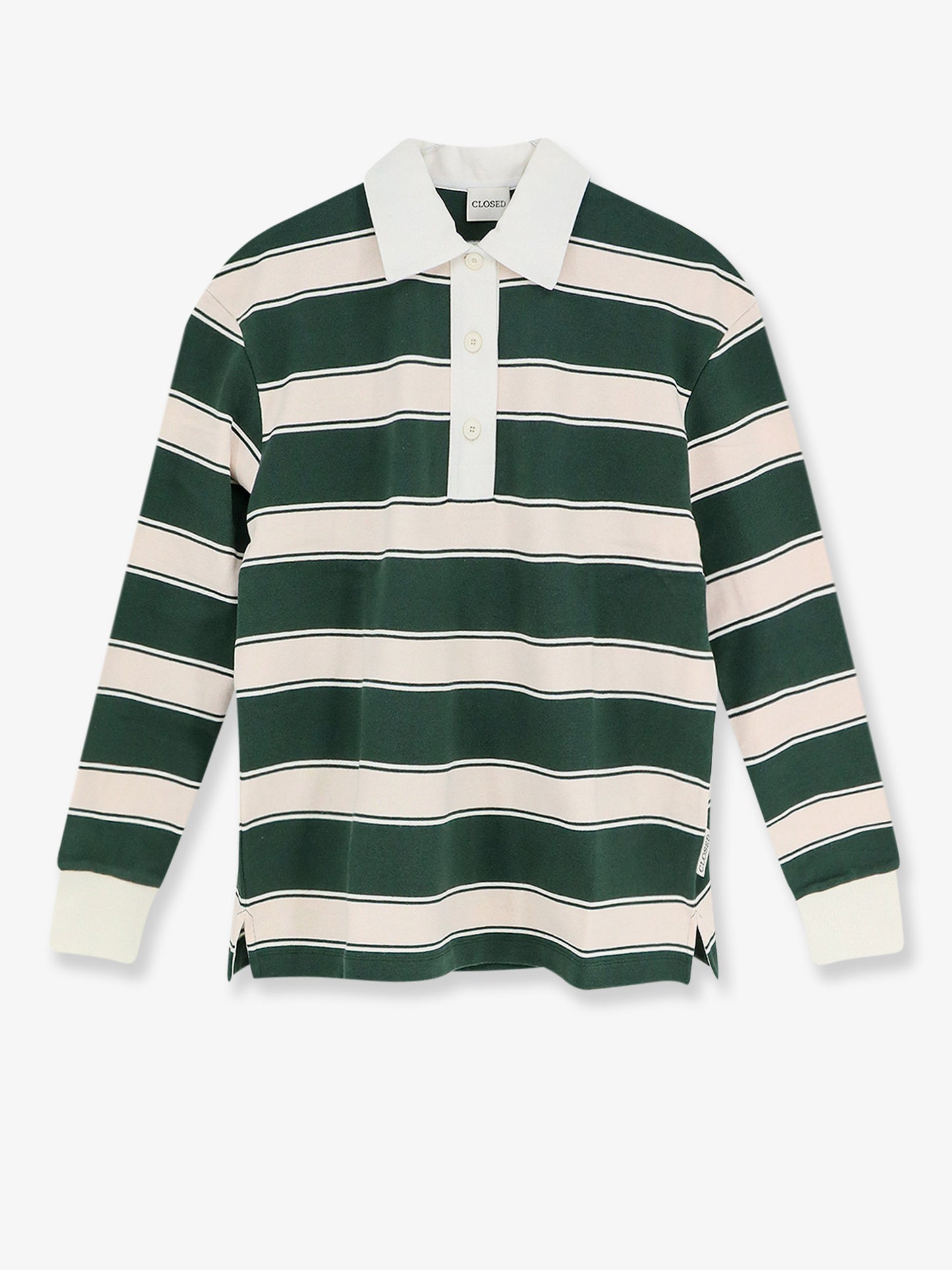 Striped Cotton Rugby Polo Shirt