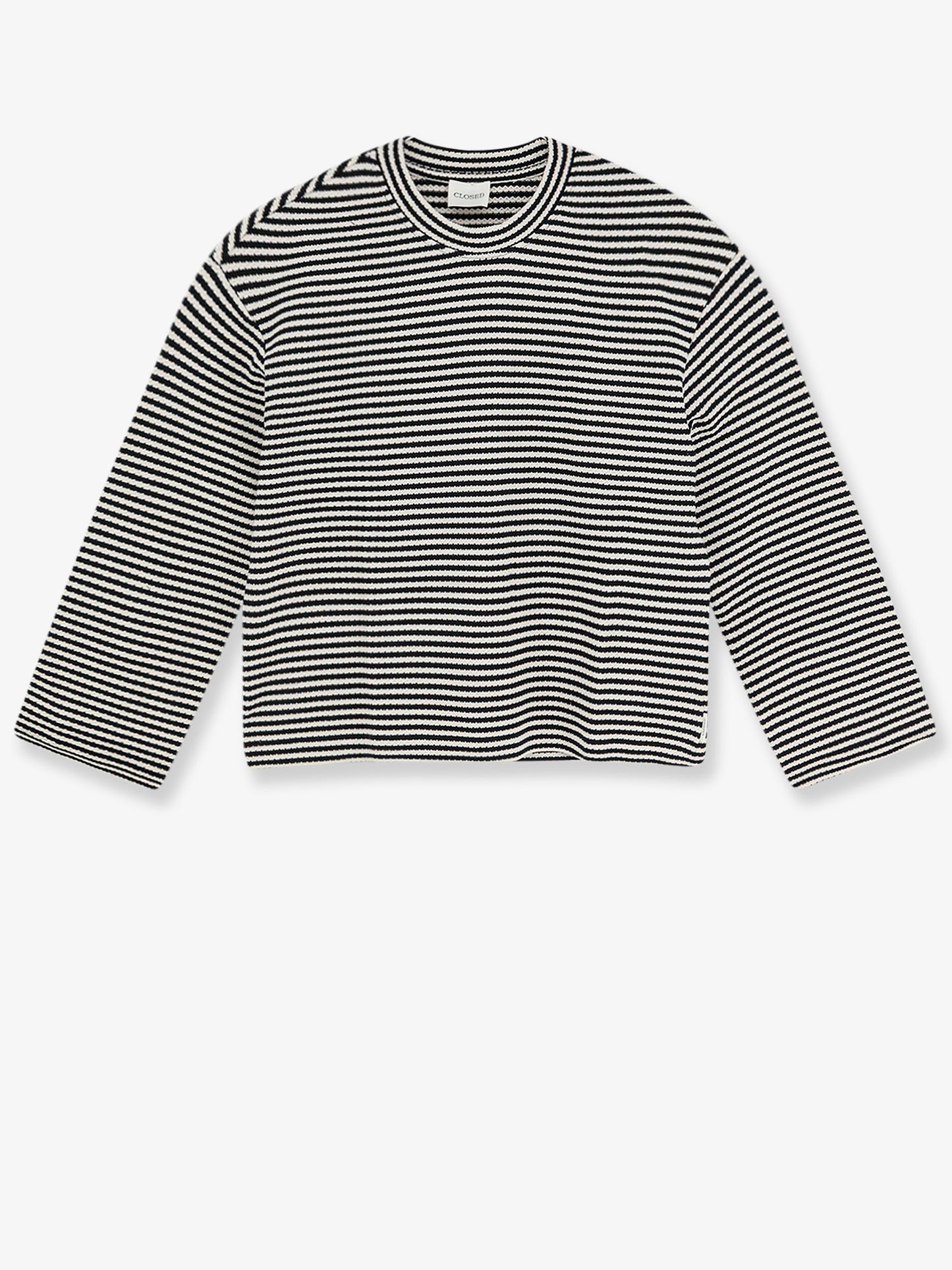 Striped cotton sweater