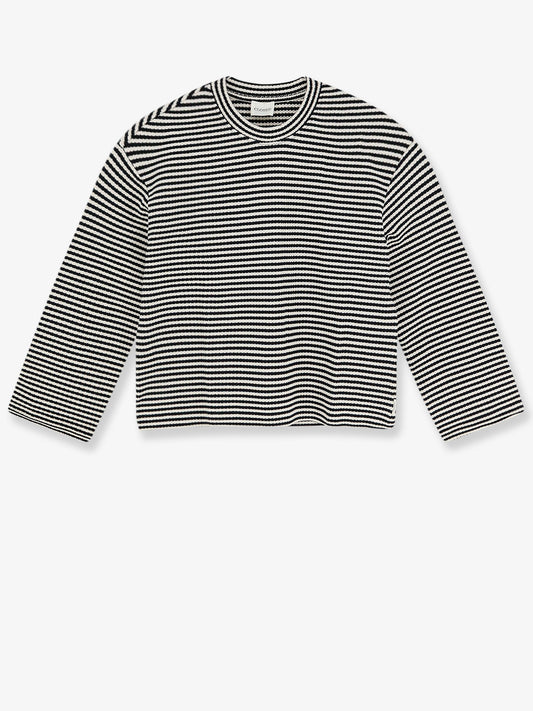 Striped cotton sweater