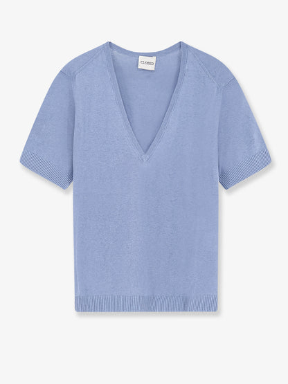 Linen and cotton blend sweater thumbnail