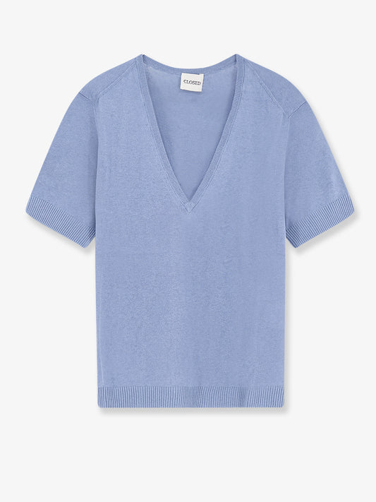 Linen and cotton blend sweater