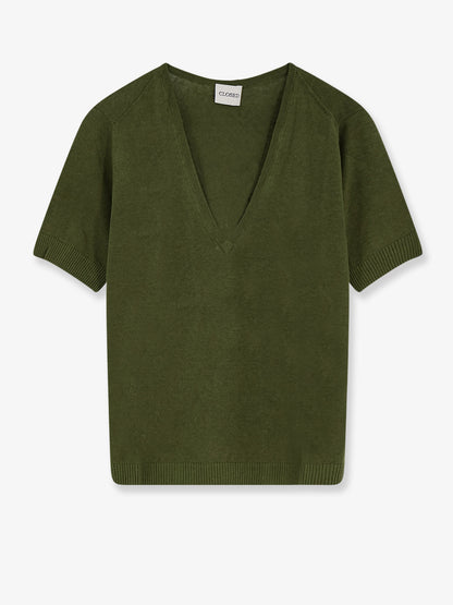 Linen and cotton blend sweater thumbnail