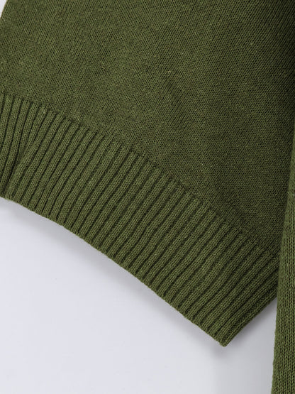 Linen and cotton blend sweater thumbnail