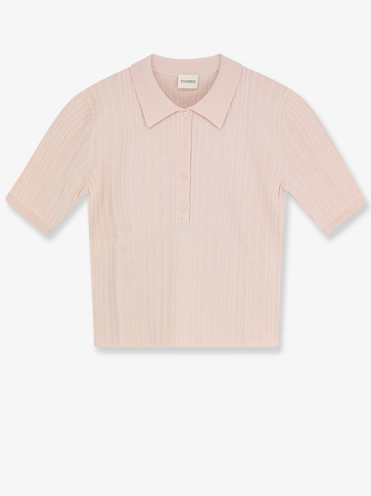 Cotton, cashmere and wool polo shirt