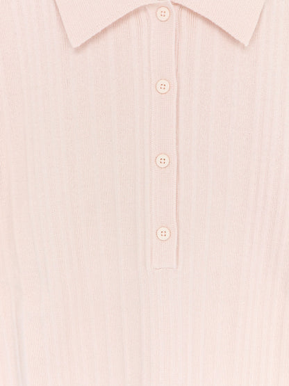 Cotton, cashmere and wool polo shirt thumbnail