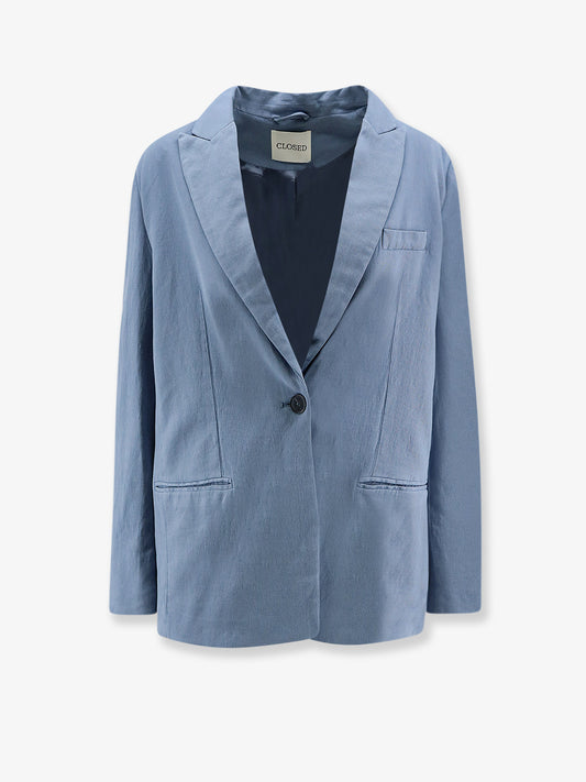 Virgin wool blend blazer