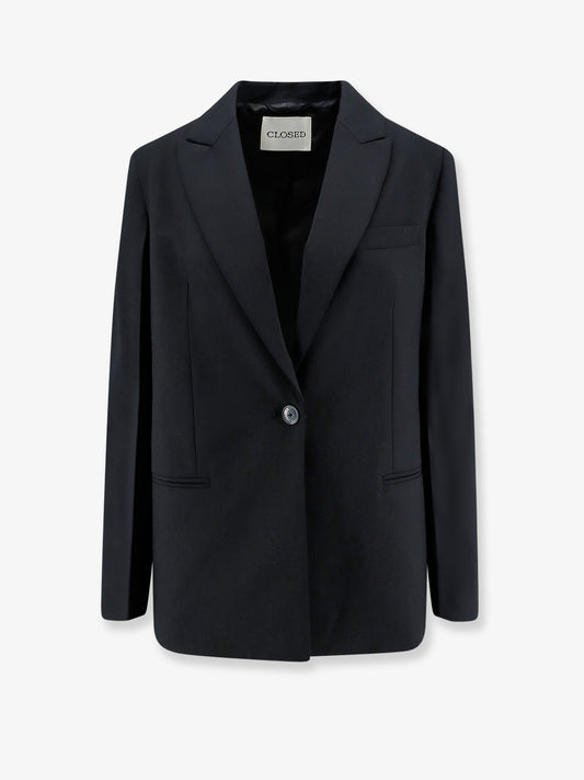 Virgin wool blend blazer