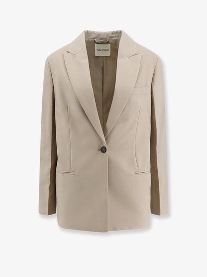 Virgin wool blend blazer thumbnail