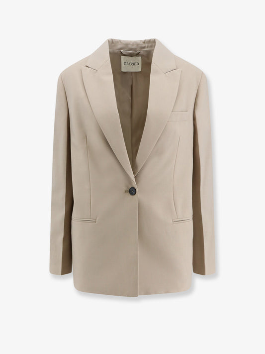 Virgin wool blend blazer