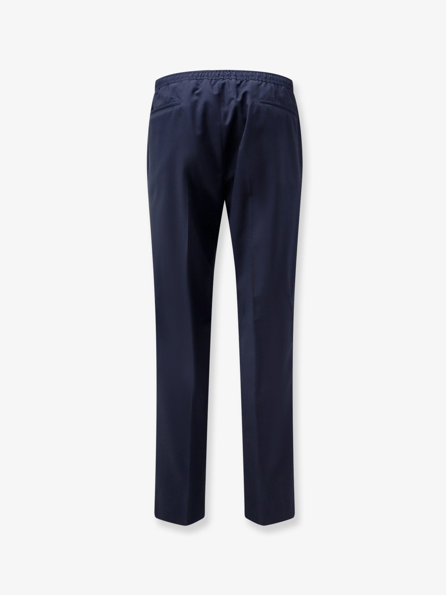 Virgin wool and silk trousers