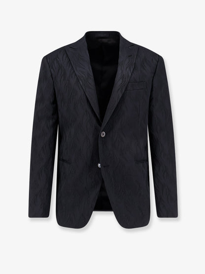 Single-breasted blazer with embroidery thumbnail